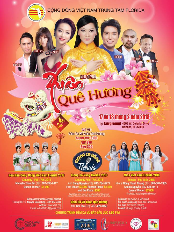 Vietnamese Community of Central Florida 2018 New Year Festival