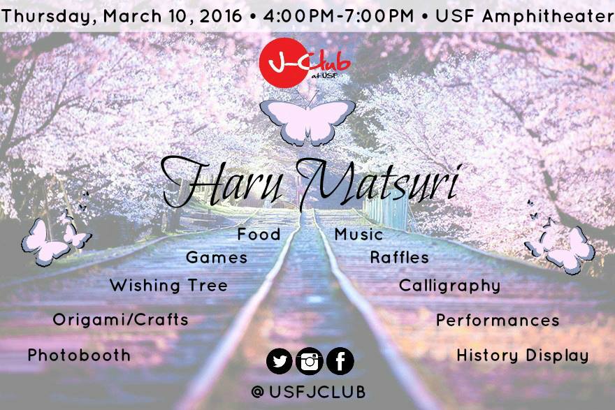 USF J-Club Presents Haru Matsuri (Spring Festival)
