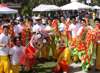 AsiaFest Tampa Bay 2014 Suncoast Association of Chinese Americans (SACA) Dragon Dance