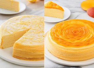 World’s Exclusive New Taste Mango Melaleuca Cake Lady M Taiwan