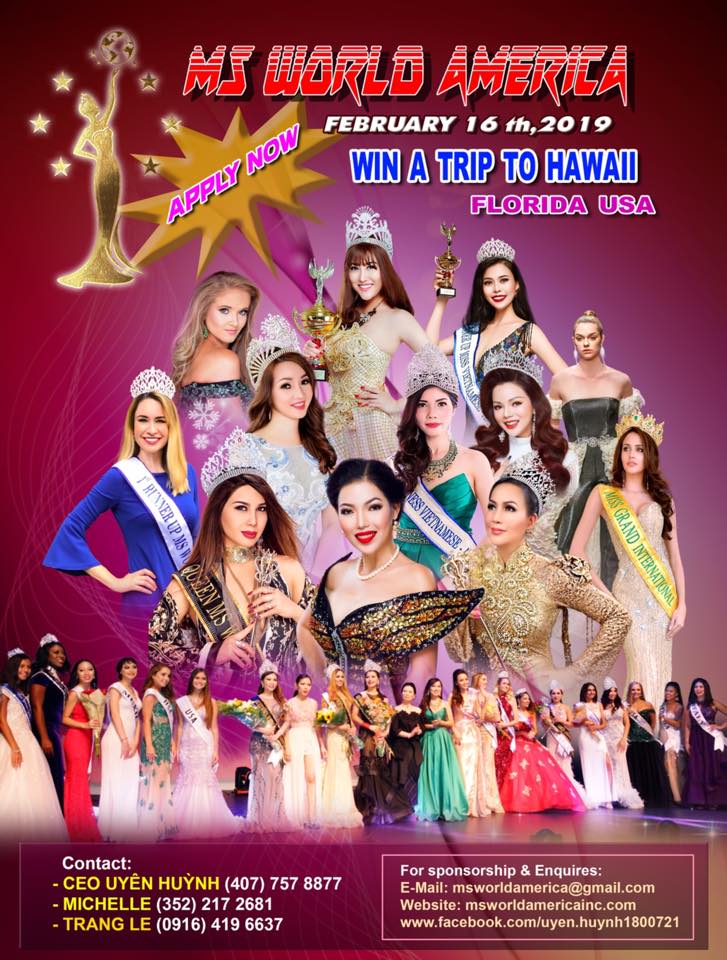 MS World-America Beauty Pageant 2019