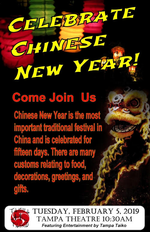 Tampa Taiko's Chinese New Year Celebration