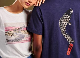 MFA Boston & UNIQLO Launch T-Shirt Collection Inspired by Ukiyo-e Prints UNIQLO's Edo Ukiyo-e UT Graphic Tee Collection incorporates designs from works by Hokusai (left) and Hiroshige (right), drawn from the MFA's collection