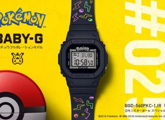 Pokémon (Pikachu) teams up with Baby-G Collaboration Watch