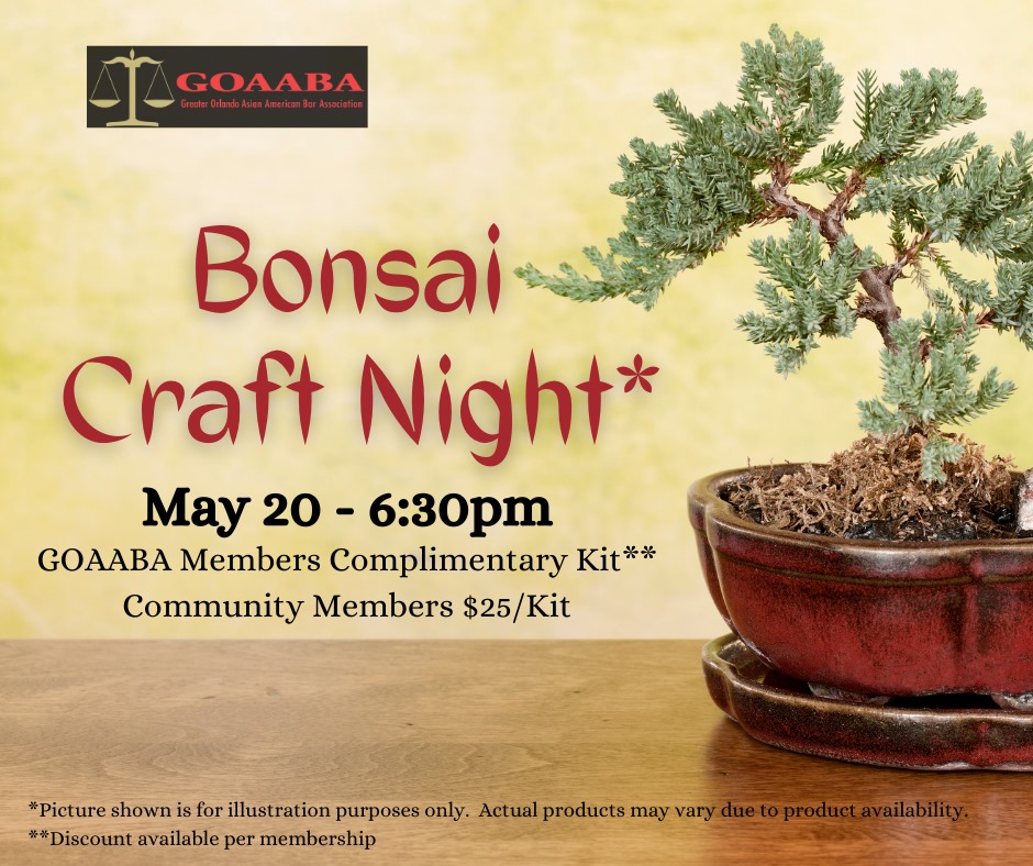 GOAABA Bonsai Craft Night