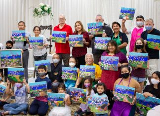 Hidden Talents of Tampa Bay "SPRING PAINTING" class by Filipino Artist ARNEL ARTUS took place on Sunday, April 18th, 2021