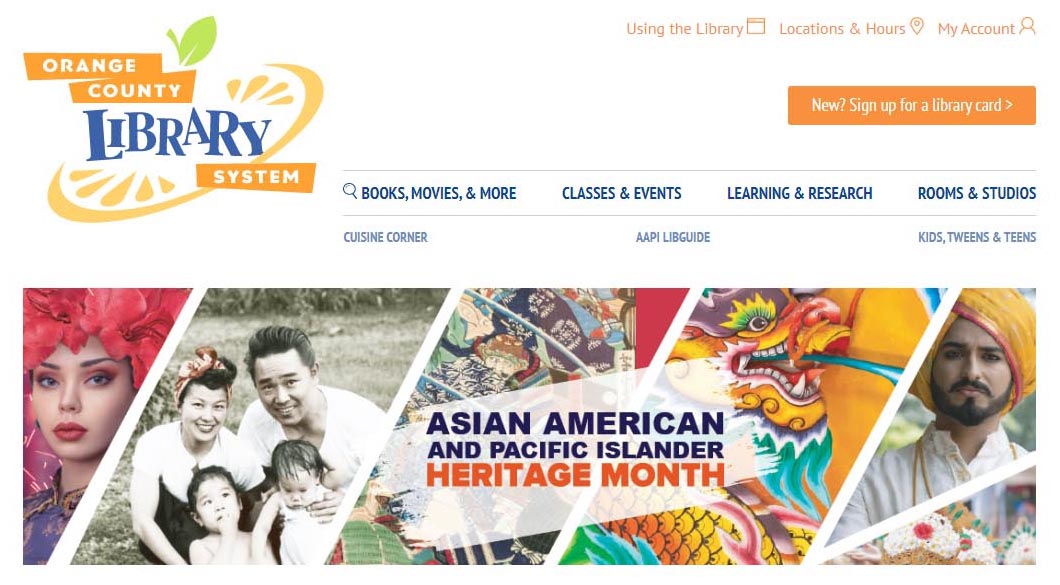 Orange County Library System AAPI Month