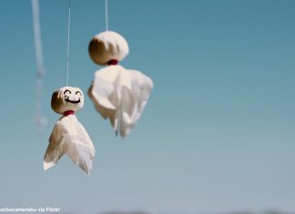 Japanese Doll to Ward Off Bad Weather Teru teru bozu