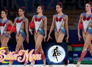 Uzbekistan Gymnastics Team presents Sailor Moon routine in Tokyo Olympics Uzbekistan Gymnastics Team dances Sailormoon Densetsu on Tokyo Olympics