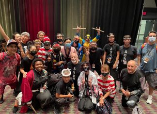 Consulate General of Japan in Miami at MegaCon Orlando 2022 Orlando Taiko Dojo cosplay at the MegaCon Orlando 2022