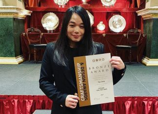 Award-winning Taiwanese goldsmith hopes to promote Taiwan through art Taiwanese goldsmith Yuyi Cheng (鄭又嶧), a winner of this year's Goldsmiths' Craftsmanship & Design Awards in the United Kingdom. Photo courtesy of Yuyi Cheng