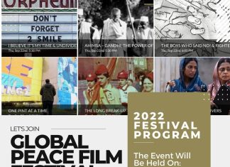 Asian films in Global Peace Film Festival Global Peace Film Festival 2022