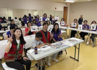 Art and Dance Cultural Class Present to Students in Central Florida Fo Guang Shan Cultural class