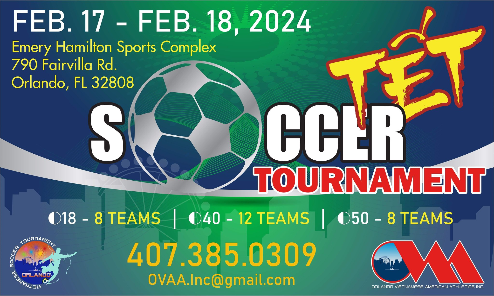 6th annual Orlando Vietnamese Lunar New Year Soccer Tournament