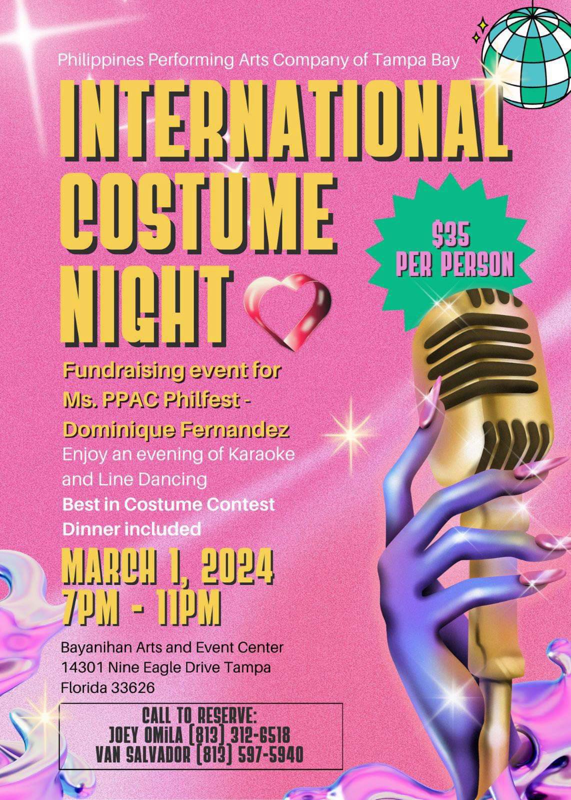 International Costume Night in Tampa