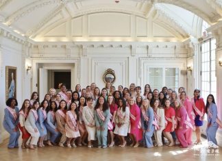 Cherry Blossom Princesses Celebrate US-Japan-Taiwan Friendship at DAR Museum Cherry Blossom Princesses