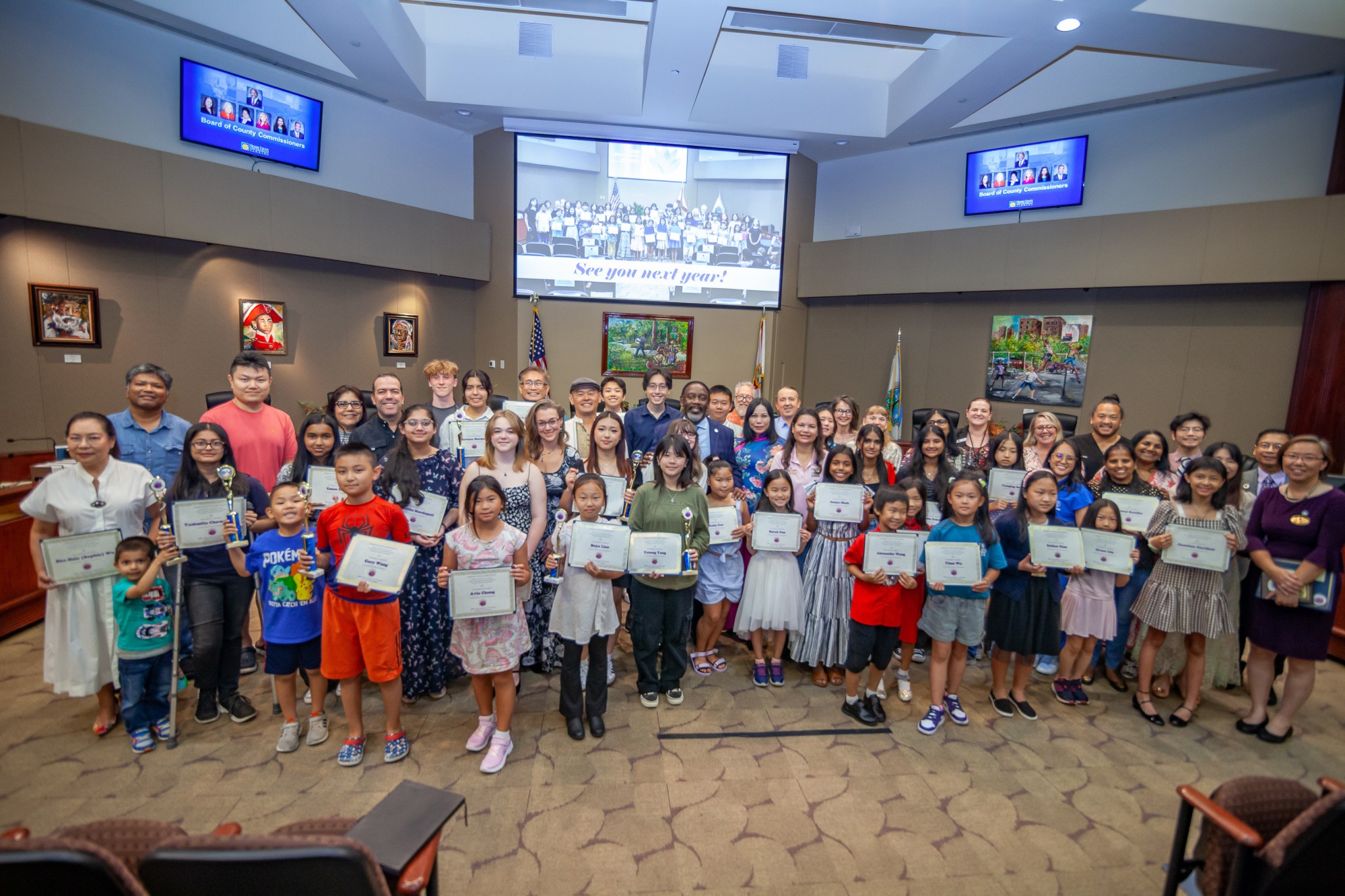 Asian-Inspired Art Contest Awards Ceremony