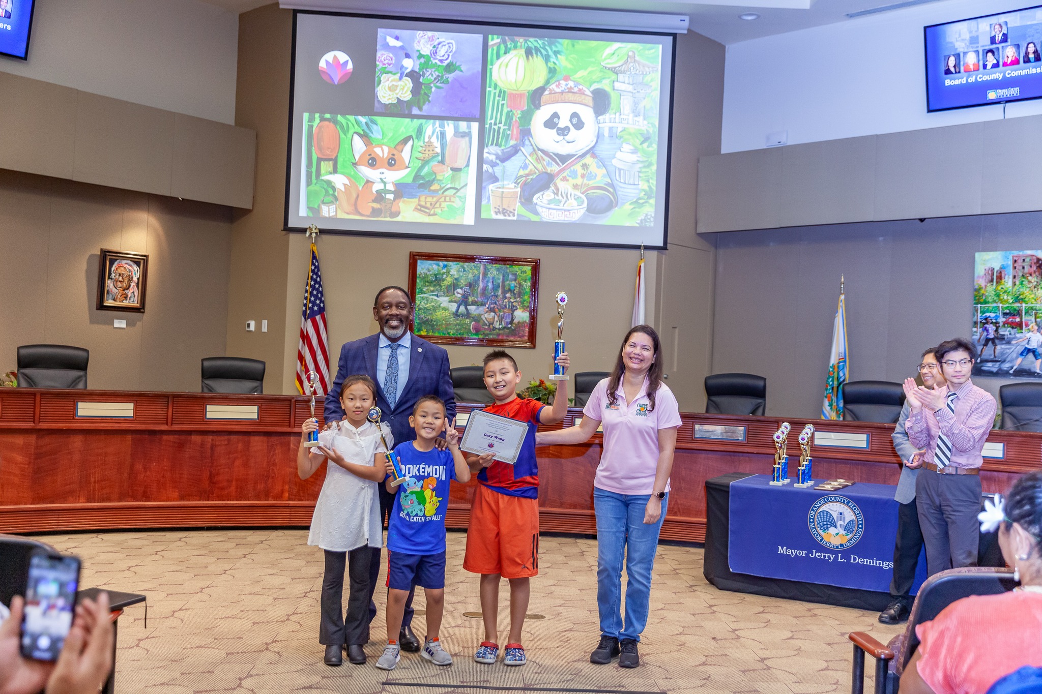 Asian-Inspired Art Contest Awards Ceremony