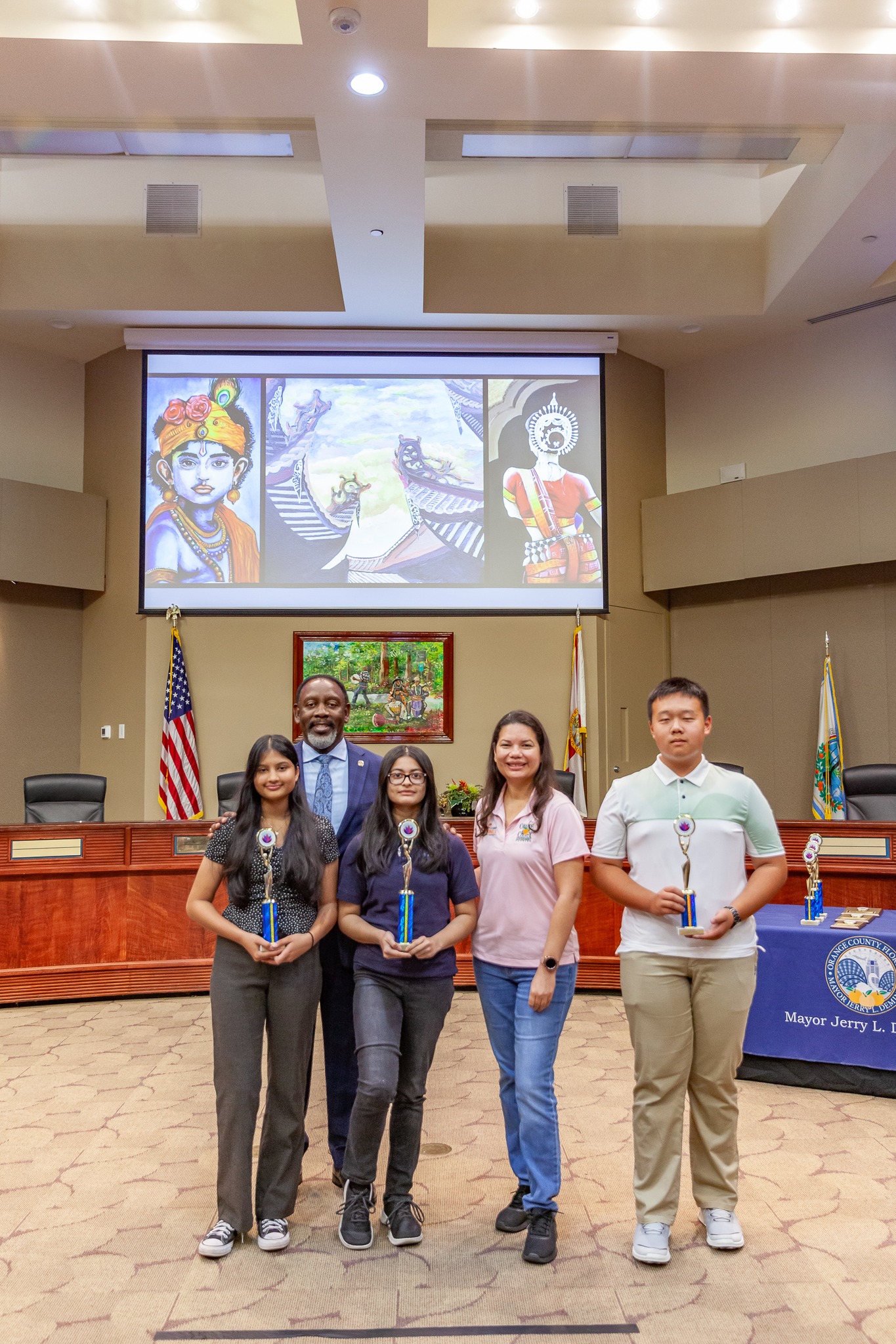 Asian-Inspired Art Contest Awards Ceremony