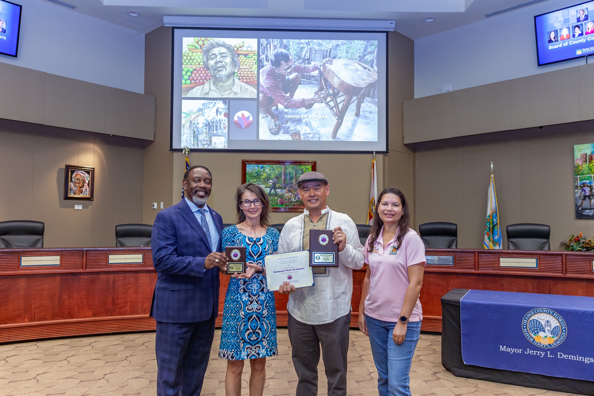 Asian-Inspired Art Contest Awards Ceremony