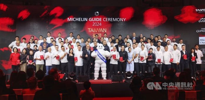 CNA photo Aug. 27, 2024 49 restaurants in Taiwan receive Michelin Star this year