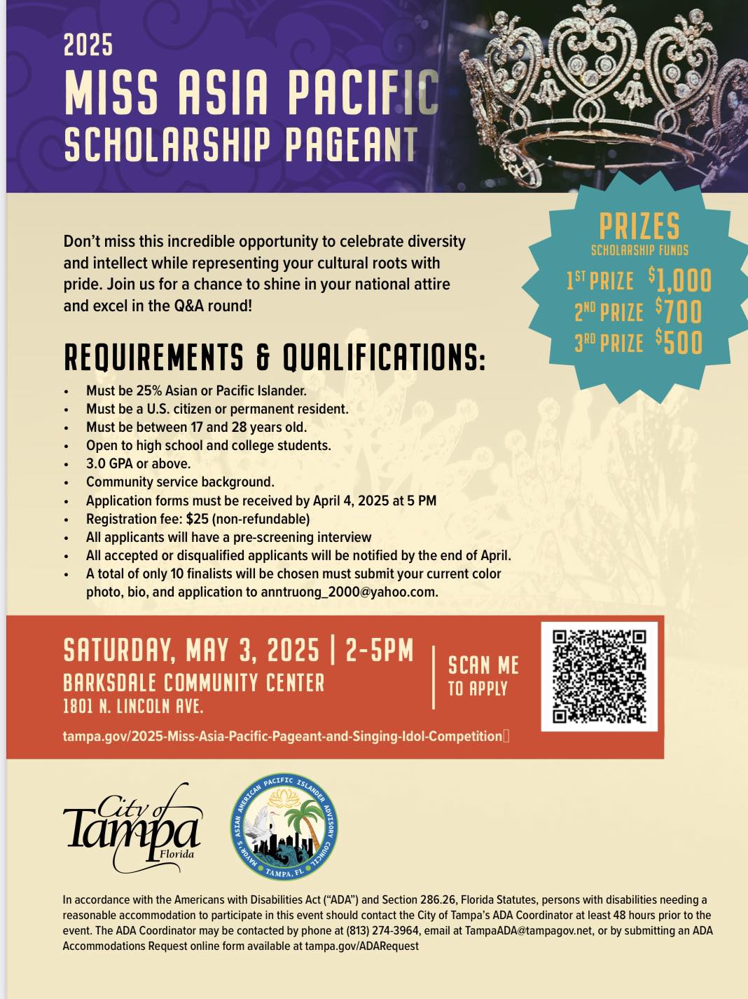 Miss Asian Pacific Scholarship Pageant