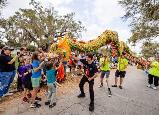 Feeling Dragon-tastic at the Central Florida Dragon Parade Dragon Parade