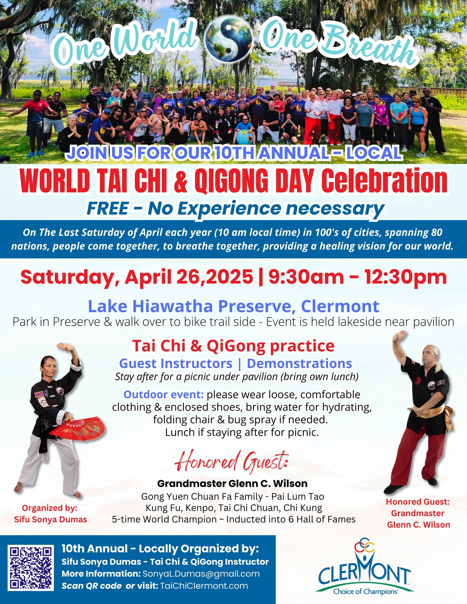 World Tai Chi & Qigong Day in Clermont