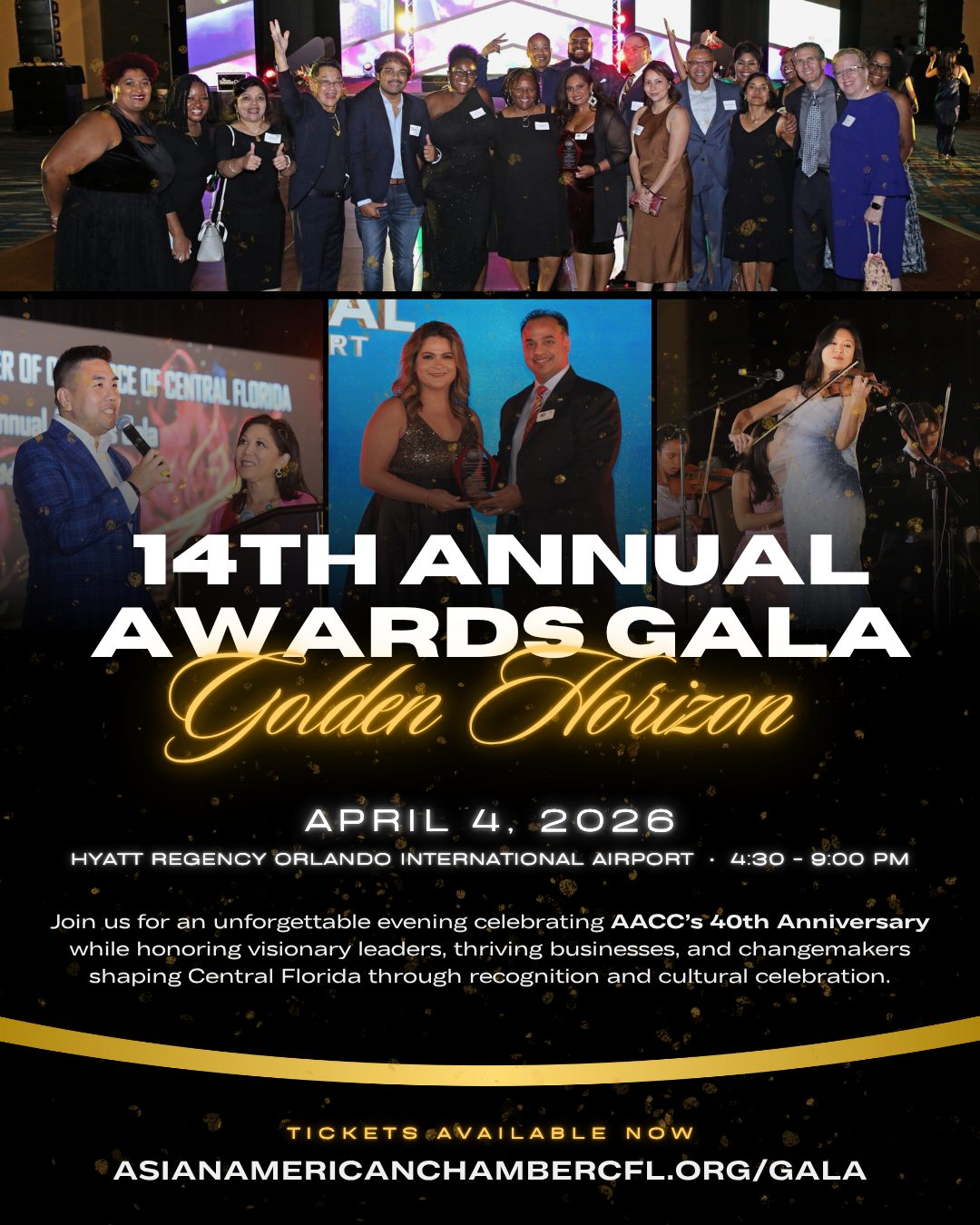 AACC 14th Annual Awards Gala - The Golden Horizon