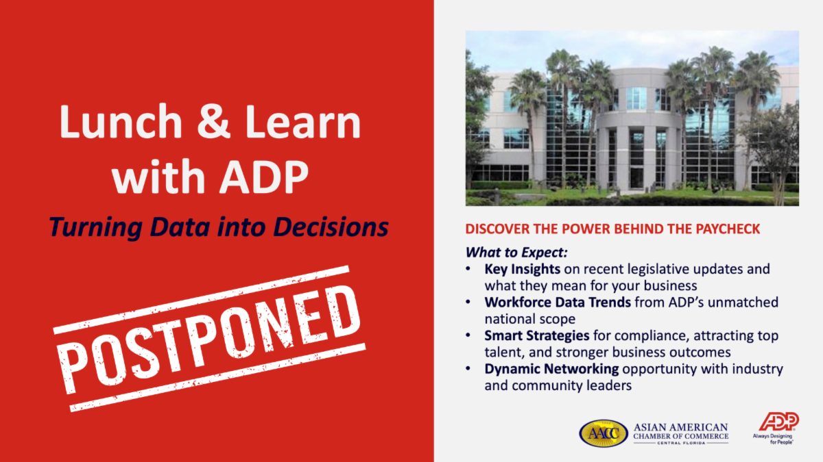 Lunch & Learn with ADP Turning Data into Decisions