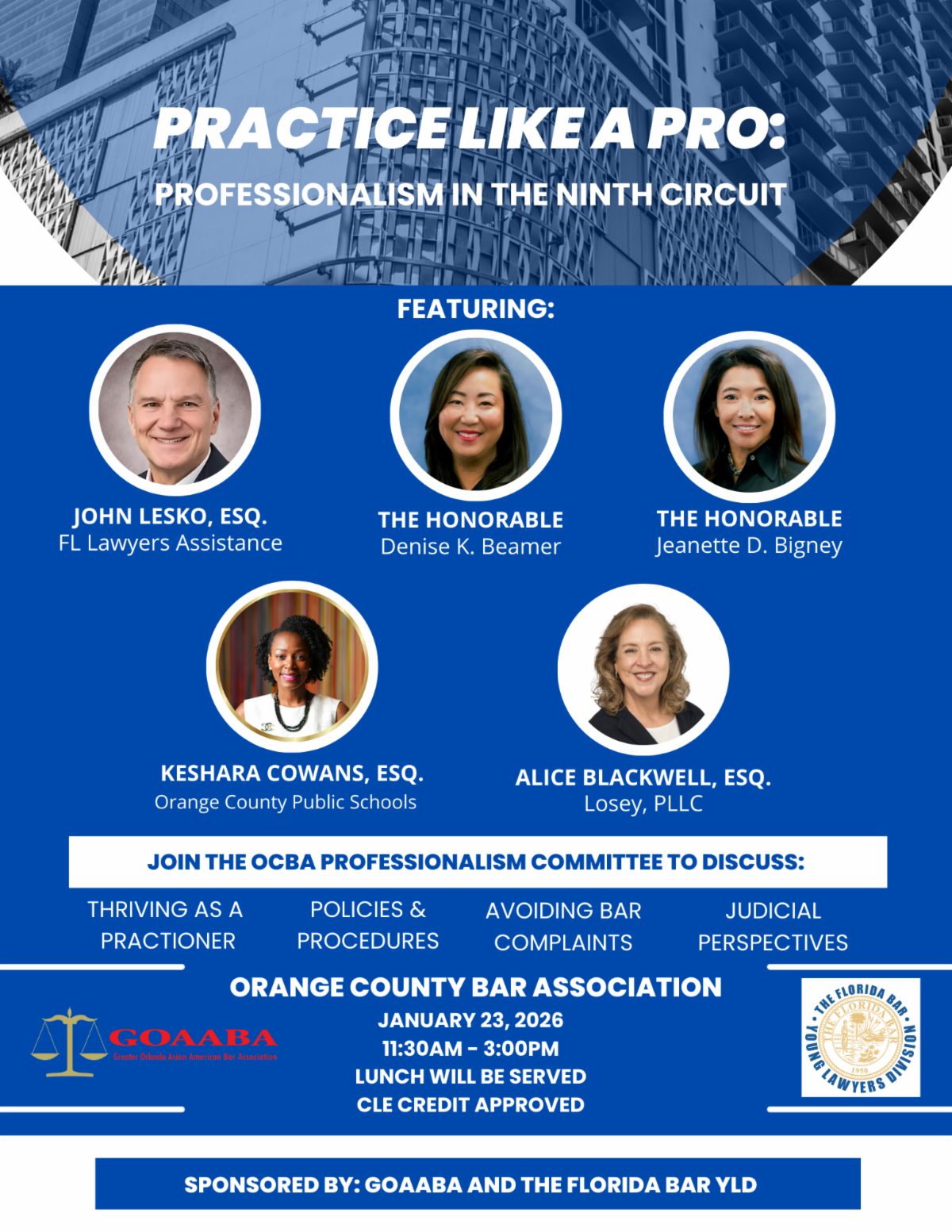 Practice Like a Pro: Professionalism in the Ninth Judicial Circuit