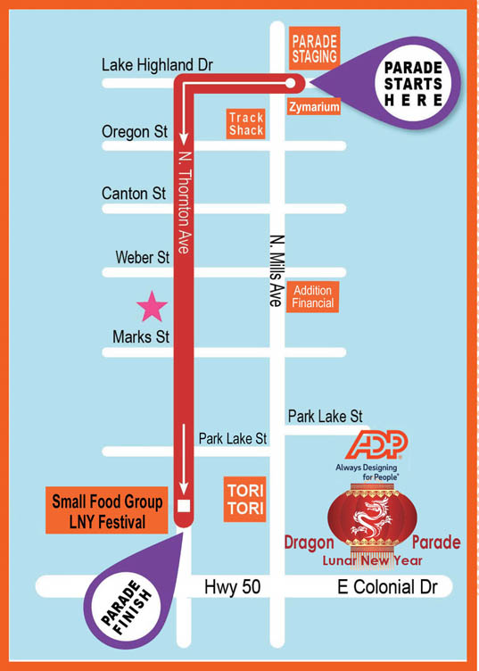 Dragon Parade map 2026