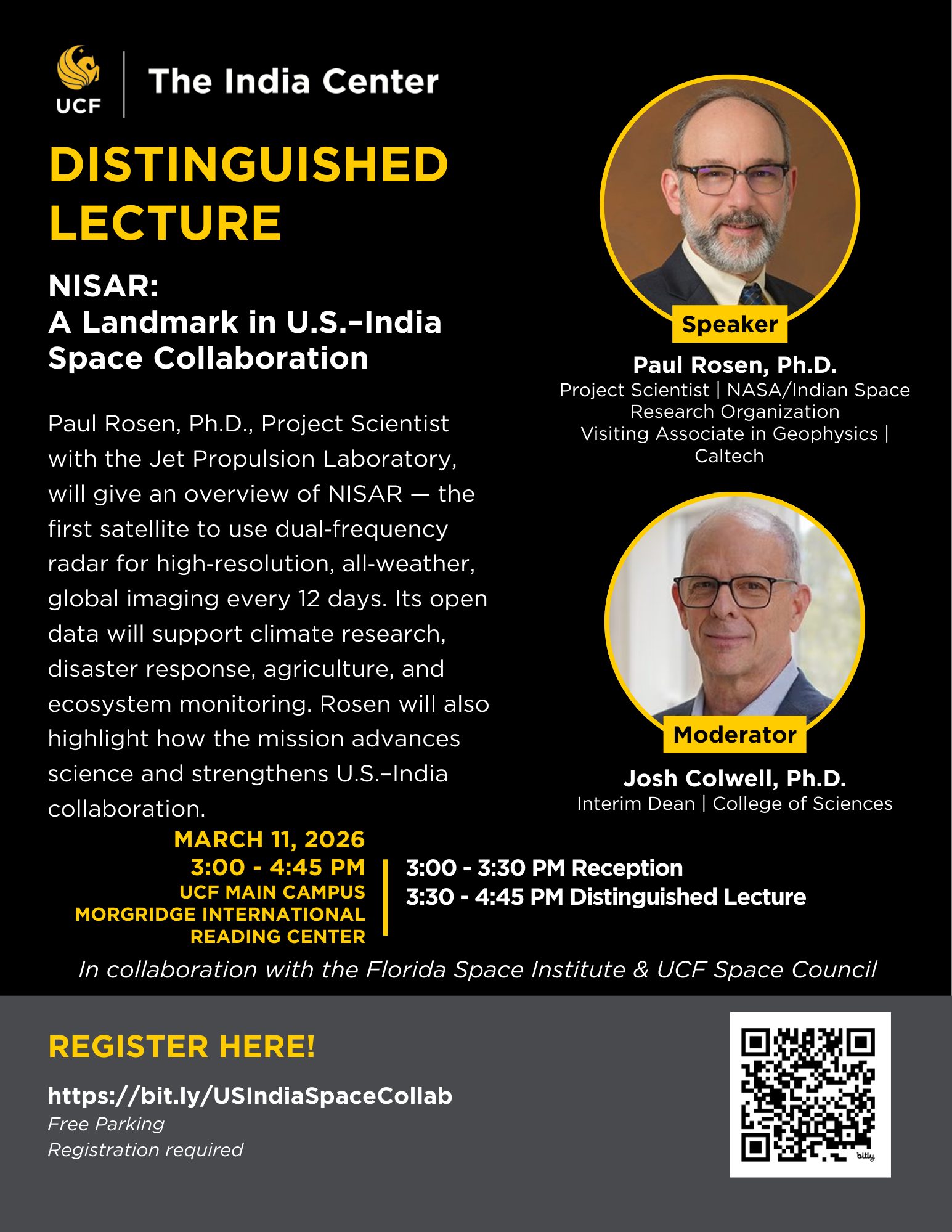 The Indian Center at UCF: DISTINGUISHED LECTURE