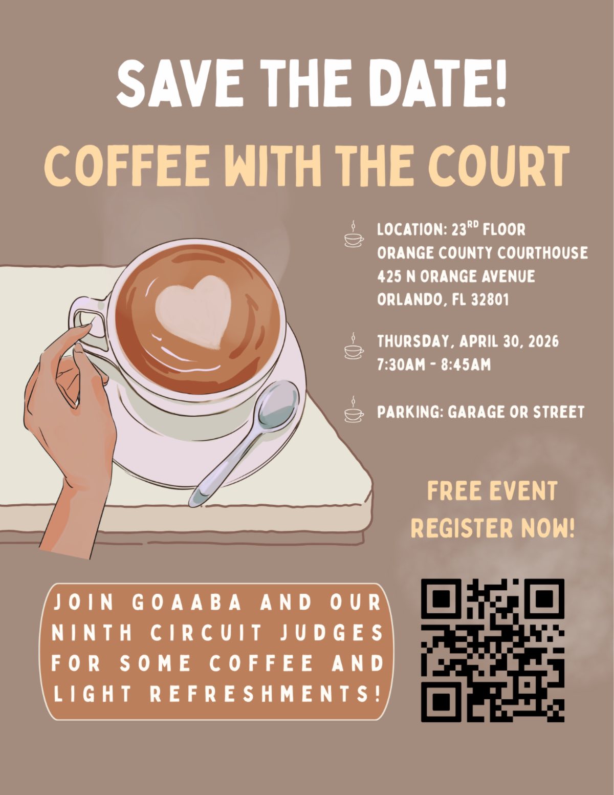 GOAABA Coffee with the Court
