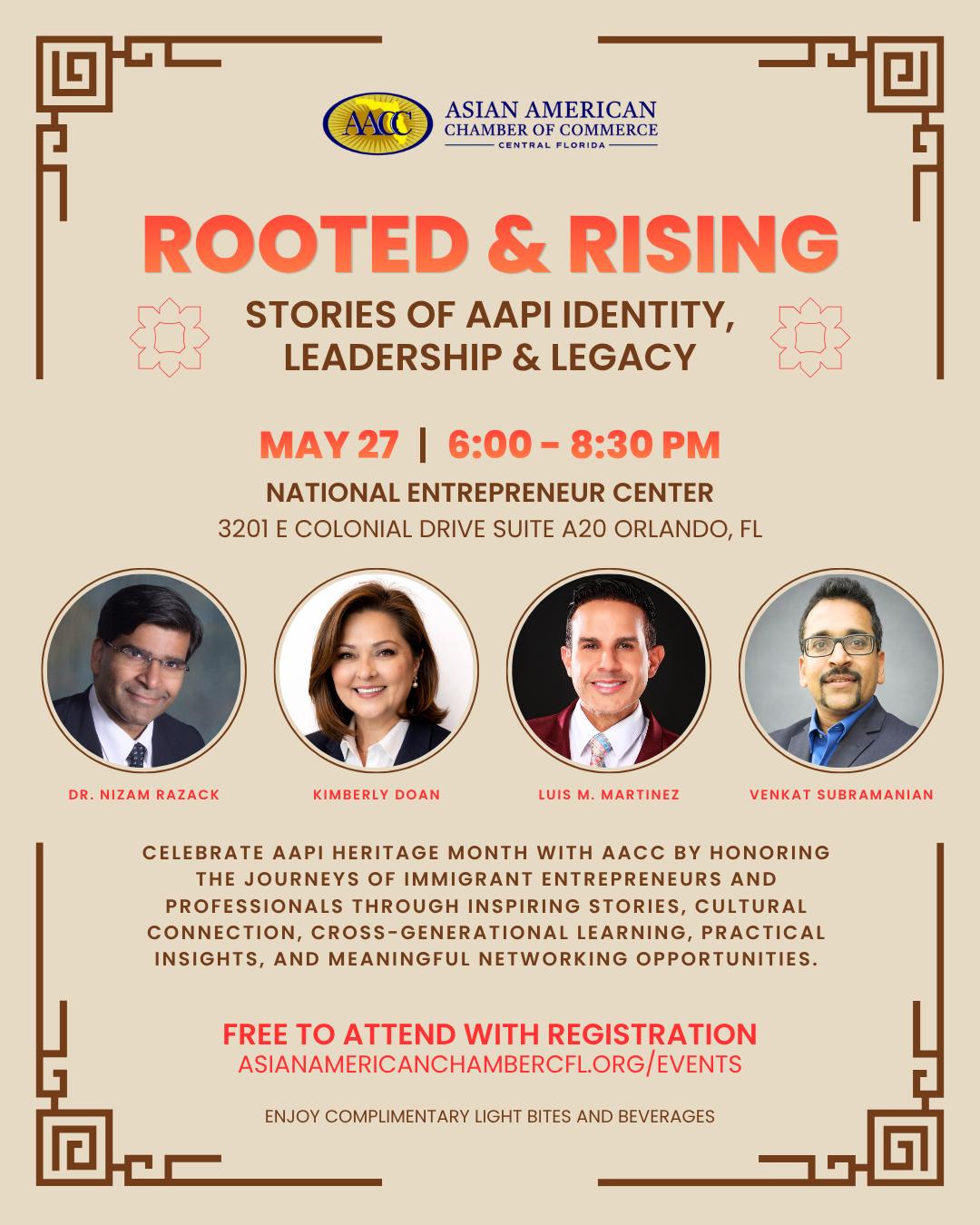 Rooted & Rising: Stories of AAPI Identity, Leadership & Legacy