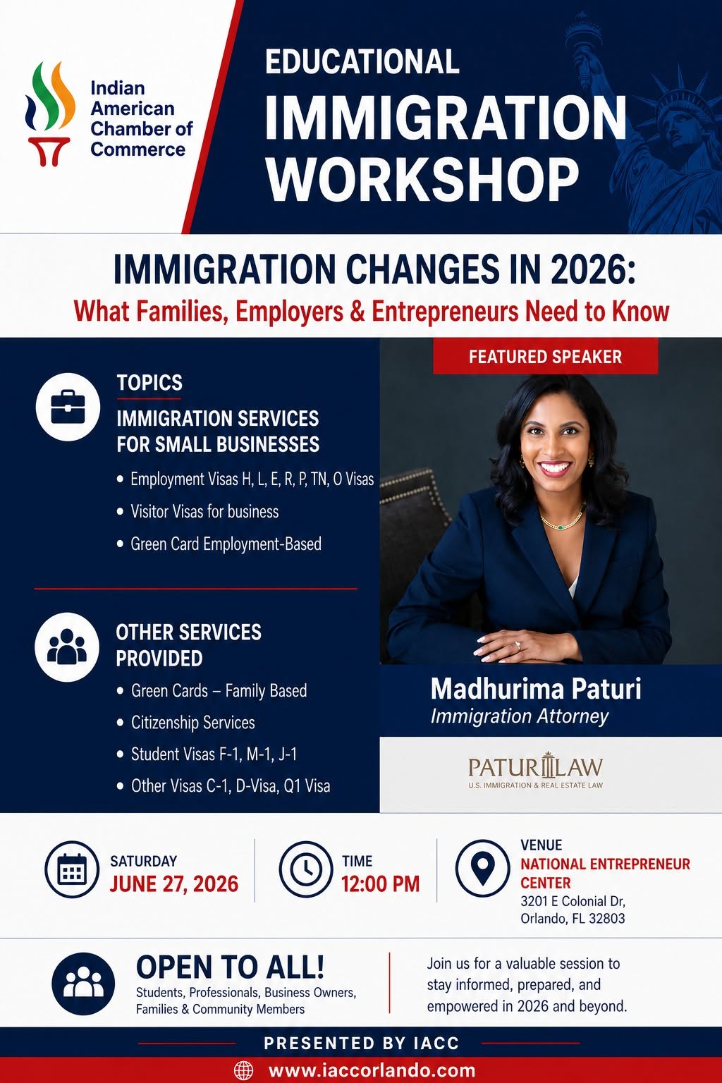 IACC Educational Immigration Workshop