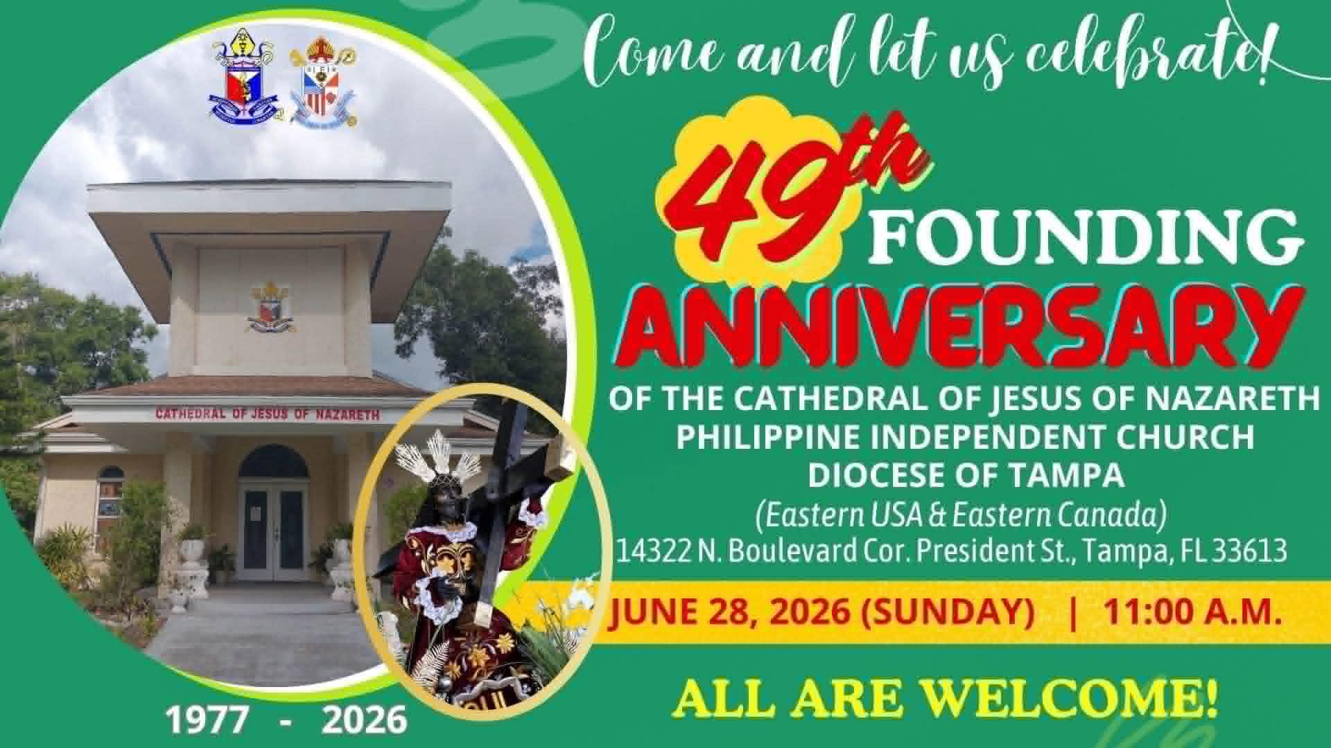 49th The Anniversary Cathedral of Jesus of Nazareth