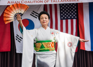 Ninth Annual Experience Asia Festival 2013 Toyoko Arnold of Pensacola Japanese Community