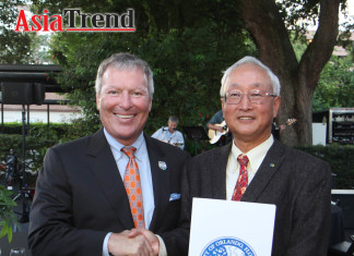 C.T. Hsu + Associates 30th Anniversary Celebration City of Orlando Mayor Buddy Dyer and C.T. Hsu