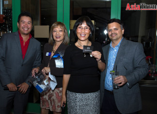 Dragonfly Robata Grill & Sushi Hosts the AACC Networks Allen Auyong, Coco Johnston, Jing yu and Kannan Srinivasan