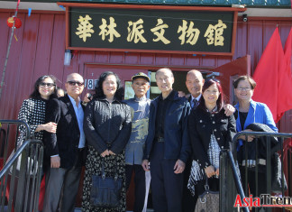 Wah Lum Cultural Center keeps Chinese culture alive in Orlando Mrs and Mr Tony Leung, Carling Leong, Grand Master Pui Chan, Grandmaster John Leong, Master Lee Siu Hung, Mrs. Lee, and Yin Fong Lee-Pang