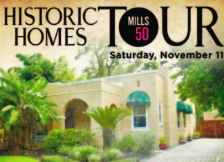 Receive $5 discount on Mills 50 Historic Homes Tour ticket! Mills 50