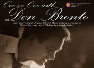 “One-on-One With Don Bronto” at the Bayanihan Arts and Events Center in Tampa One-on-One With Don Bronto