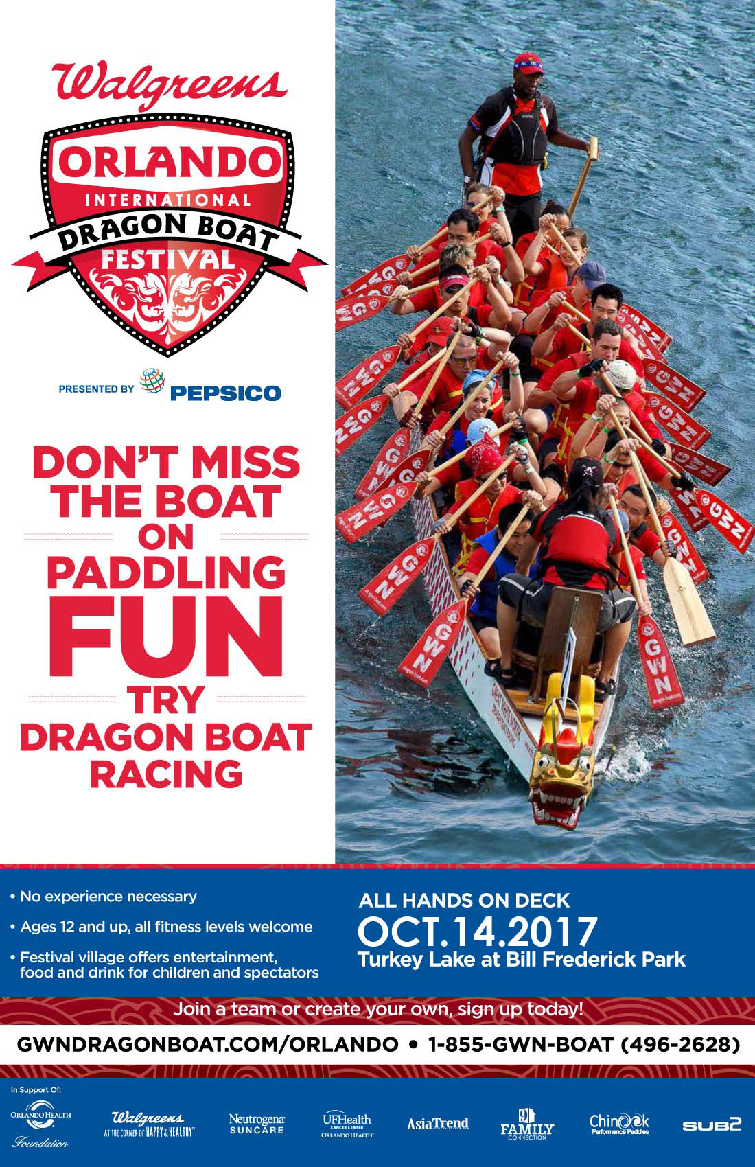 Walgreen Orlando International Dragon Boat Festival 2017