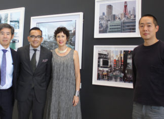 “Tokyo-Ga” art exhibition unveiled at Miami International Airport by Japanese and MIA officials